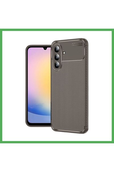 Nur store Çanta Samsung Galaxy S25 FE Compatible Auto Focus Carbon Case - Bro...