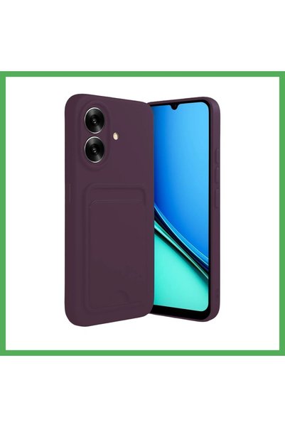 Nur store Çanta غطاء سيليكون متوافق مع هاتف Realme Note 60، بتصميم "كيلفن" ول...