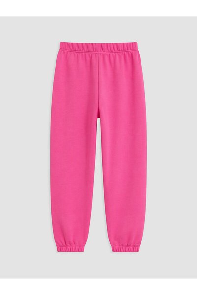LC Waikiki Girls' Fuchsia Solid Standard & Regular Elasticated Hem Pants—The ...