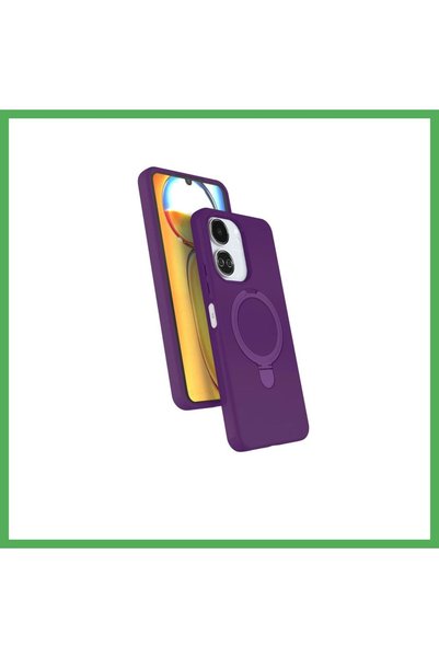Nur store Çanta غطاء حماية متوافق مع هاتف Redmi 13C، مع حامل MagSafe من Regal...