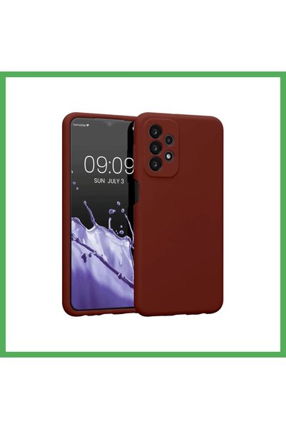 Nur store Çanta غطاء سيليكون أنيق لهاتف سامسونج جالاكسي A23 4G - لون خمري من ...