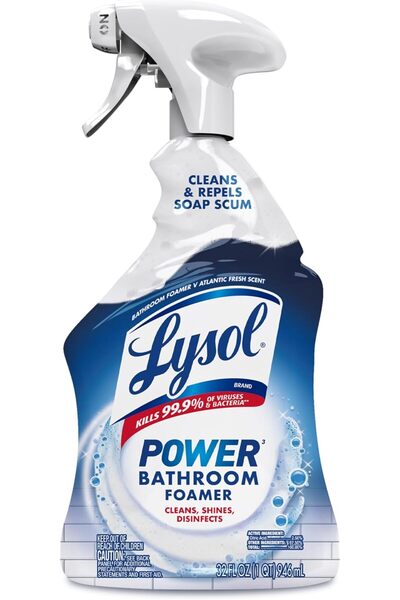 Lysol بخاخ منظف الحمامات القوي، إيسل آند بريز، 32 أونصة