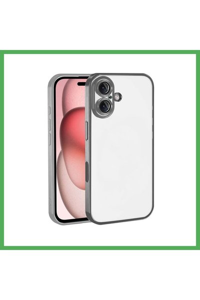 Nur store Çanta iPhone 17-Compatible Silicone Case with Lens - Titanium Gray ...