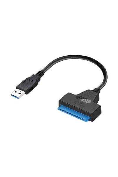 FUJISHKA كابل محول من USB 3.0 إلى SATA III للقرص الصلب، متوفر باللون الأسود/ا...