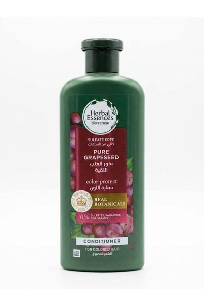Herbal Essences بلسم خالٍ من الكبريتات لحماية اللون، بخلاصة بذور العنب النقية...