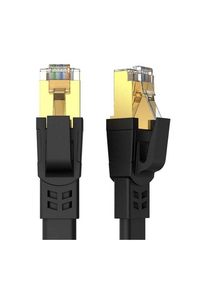 XICEN كابل إيثرنت Cat 7 بطول 10 أمتار، كابل شبكة LAN مسطح عالي السرعة جيجابت ...