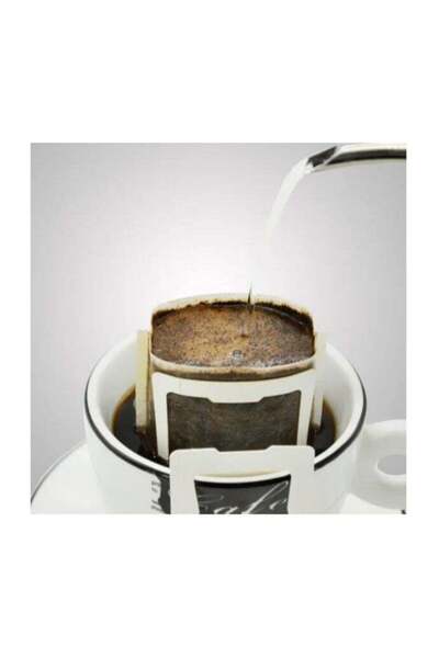 Cafe 50-Piece Japanese Drip Coffee Filter Paper Bag White 7.5 x 9cm
