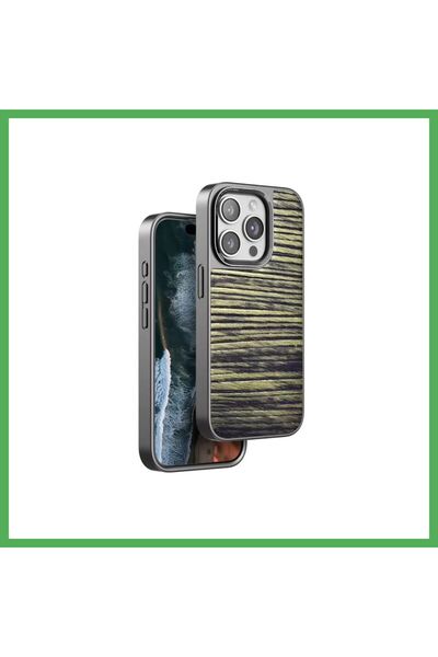Nur store Çanta Venco iPhone 14 Pro Max Compatible Wave Case - Dark Brown BEZOSS