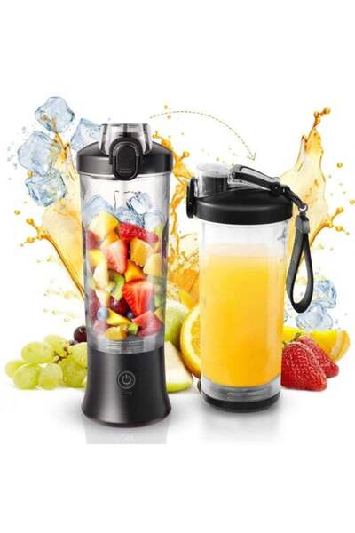 Yelajoy Portable Blender 600ml Vessel, USB Rechargeable, Mini Cordless Person...