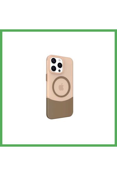 Nur store Çanta Joko iPhone 15 Pro Compatible PC Suite MagSafe Case - Brown B...