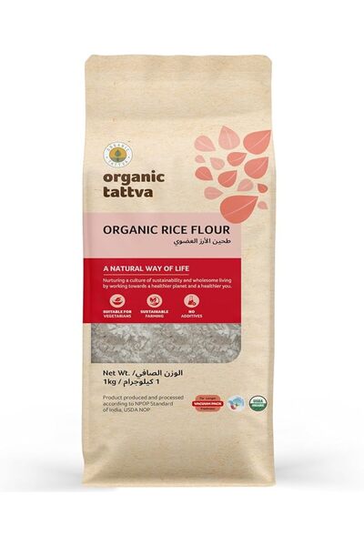 Organic Tattva دقيق الأرز 1 كجم