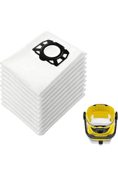 ANYUAN عبوة من 15 كيسًا لمكنسة كهربائية KFI 487 متوافقة مع موديلات Karcher WD...