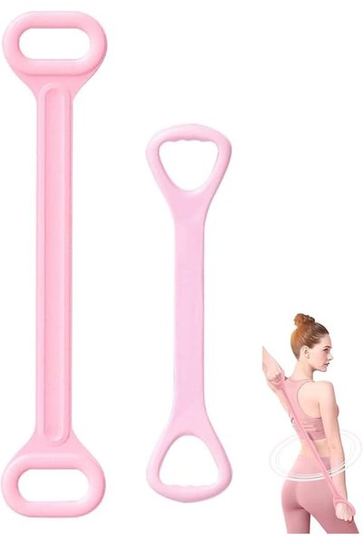 JOYZZZ Fitness Resistance Band, 2 PCS Exercise Equipment with 50cm and 36cm L...