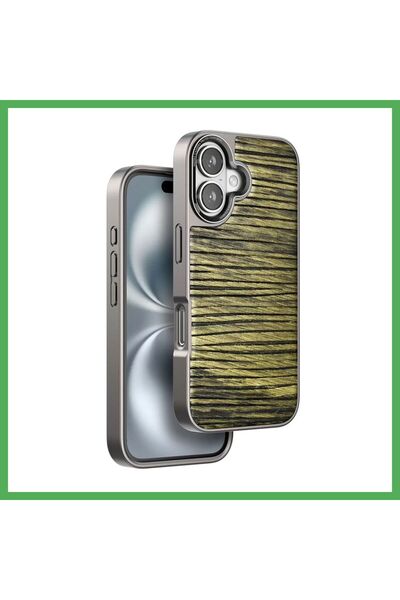 Nur store Çanta Venco iPhone 16 Compatible Wave Case - Dark Brown BEZOSS