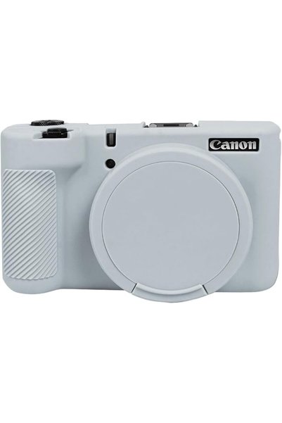 Easy Hood حافظة لكاميرا Canon PowerShot V1، غطاء حماية من السيليكون باللون ال...