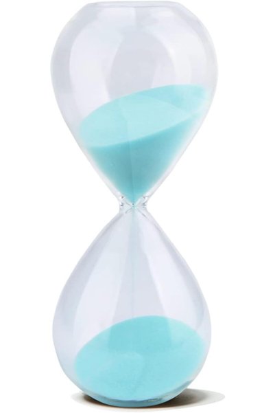 GENERAL Hourglass, Hofbeiti 15-Minute Time Management Manual Blown Sand Timer...