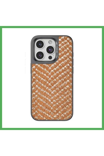 Nur store Çanta Venco Viper Case Compatible with iPhone 14 Pro - Brown BEZOSS