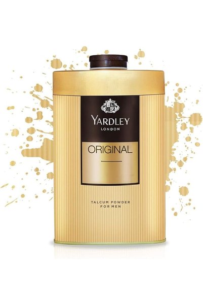 YARDLEY بودرة الجسم المعطرة Gentleman Classic، منعشة ومعطرة طوال اليوم، 250 جم