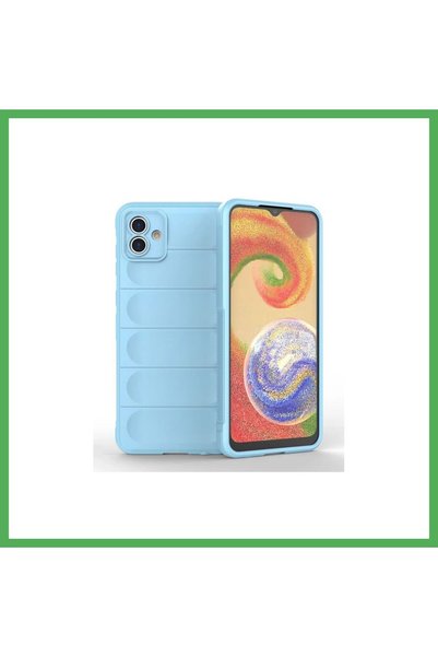Nur store Çanta Samsung Galaxy A04 Compatible Case - Optimum Silicone - Sky B...