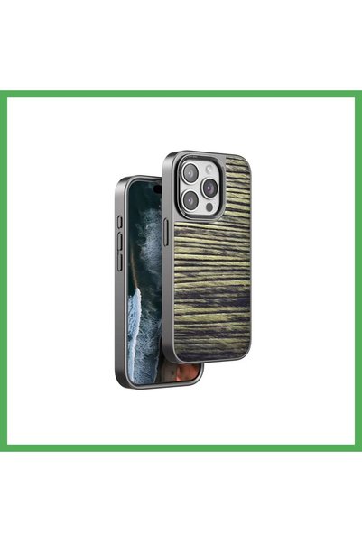 Nur store Çanta Venco iPhone 14 Pro Compatible Wave Case - Dark Brown BEZOSS