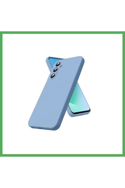 Nur store Çanta Samsung Galaxy A17 5G Compatible First Silicone Case - Blue B...
