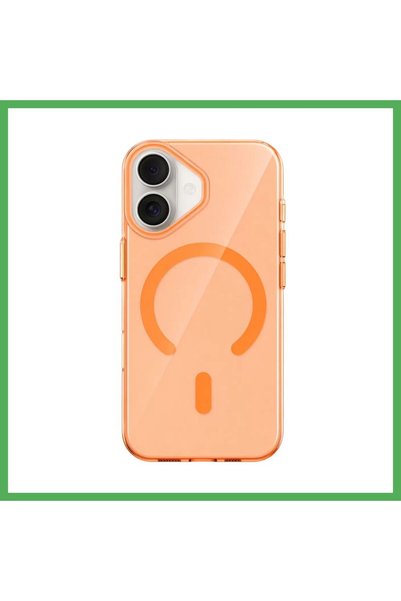 Nur store Çanta Joko iPhone 16-Compatible PC Blank MagSafe Case - Orange BEZOSS