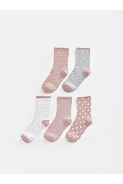 LC Waikiki High-Quality Socks from Çelebi Store: Set of 5 Embroidered Women's...