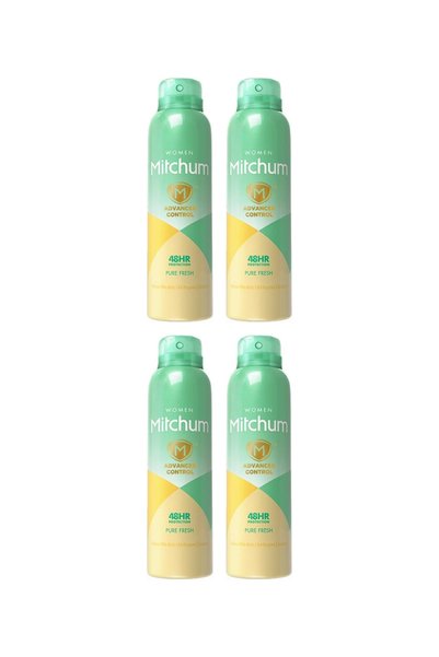 Mitchum 4x ПАКЕТ Deodorant antiperspirant spray Pure Fresh за жени