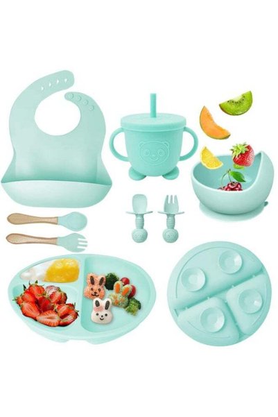 GENERAL iMissiu 2 Pack Stainless Steel Baby Plates with Suction Cup, Divided ...