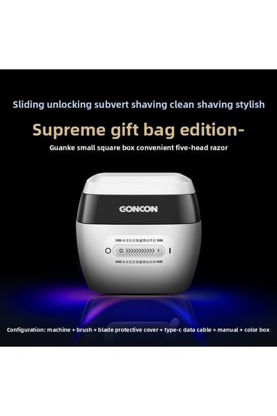 Generic High Quality Customizable Mini Electric Rotary Shaver 5-Blade IPX6 Wa...
