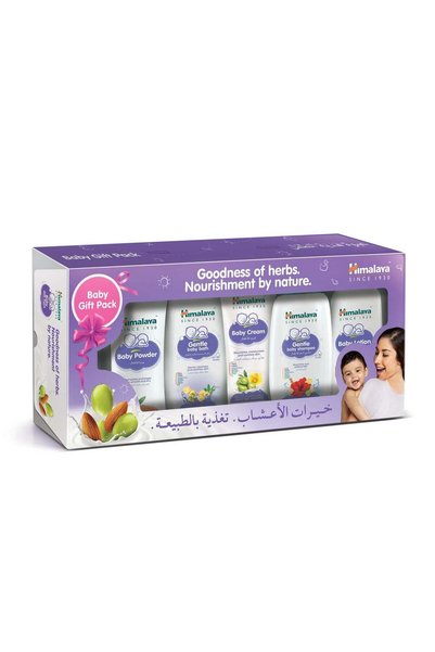 Himalaya مجموعة هدايا للعناية بالطفل تحتوي على شامبو للأطفال، كريم للأطفال، ل...