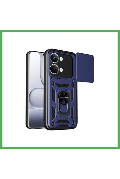 Nur store Çanta Poco X8 Pro Max Compatible Pars Lens Ring Silicone Case - Nav...