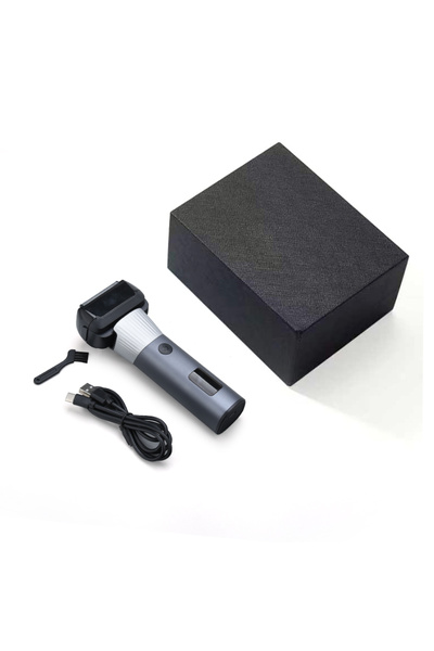 Generic ماكينة حلاقة كهربائية بشفرة عائمة 5D قابلة للعكس مع شحن USB