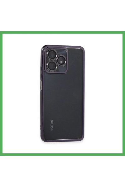 Nur store Çanta غطاء سيليكون متوافق مع هاتف Realme C53، مع حماية للعدسة - لون...