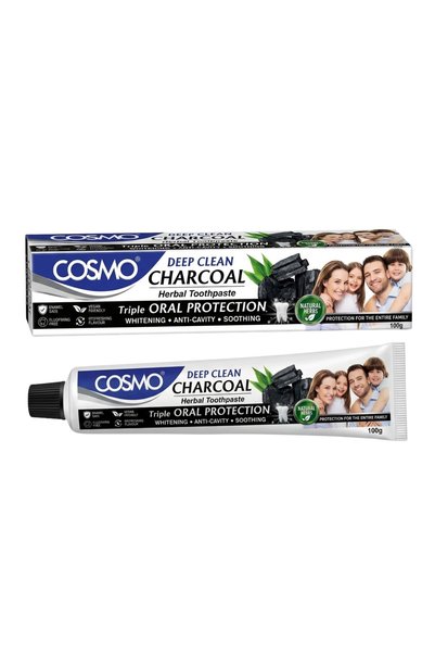 Cosmo Deep Clean Charcoal Herbal Toothpaste 100 gm