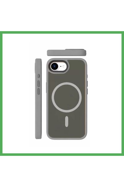 Nur store Çanta Joko iPhone 17E-Compatible Megane MagSafe Case - Titanium Gra...