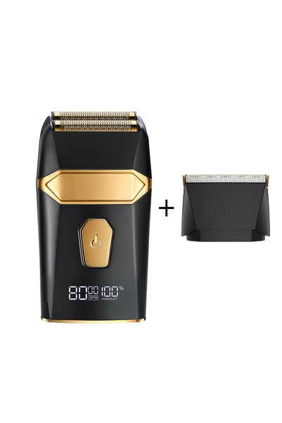 Generic Portable IPX7 Men Mini Electric Shaver Waterproof Rechargeable LCD Di...