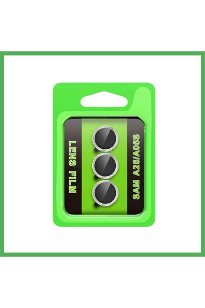 Nur store Çanta Samsung Galaxy A25 5G Compatible Raze Metal Camera Lens - Sil...