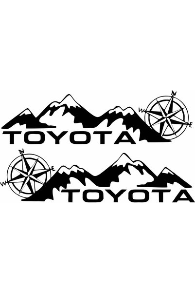 Toyota Set de 2 autocolante auto 179cm