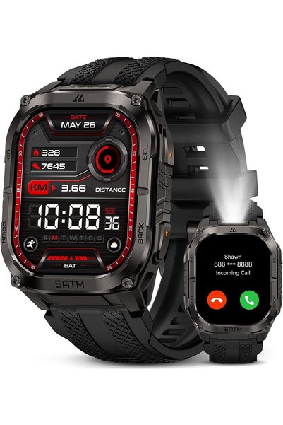 Kospet Smart Watch Series Tank M3 49 mm Bluetooth Calling IP69K Waterproof 17...