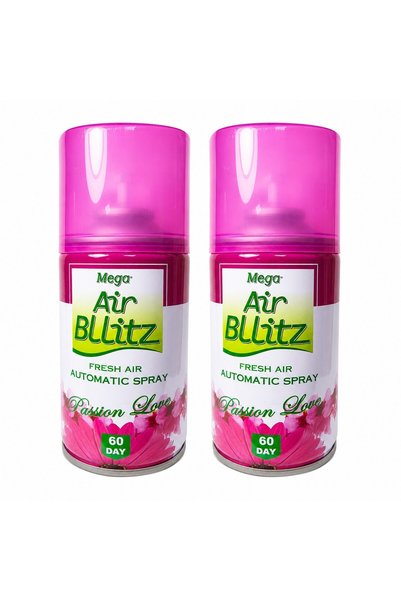 ABS Комплект пълнители за освежител за стая, AIR BLLITZ 2x205ml, PASSION LOVE