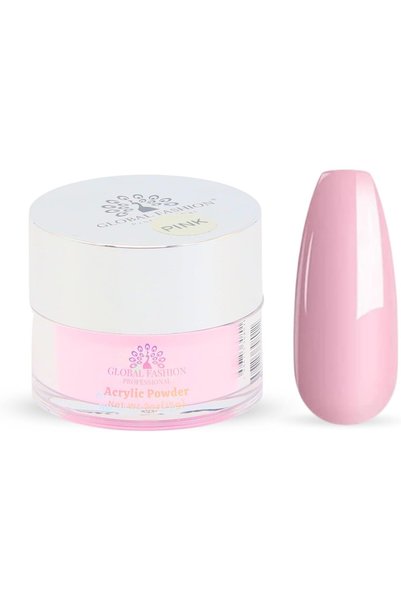GLOBAL FASHION Professional Acrylic Powder Pink, 15g - Acrylic Nail Powder fo...