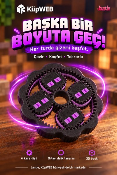 Jantie Piksel Girdabı – Blok Dünyasından İlham Alan, İç İçe Dönen Dişlileriyl...