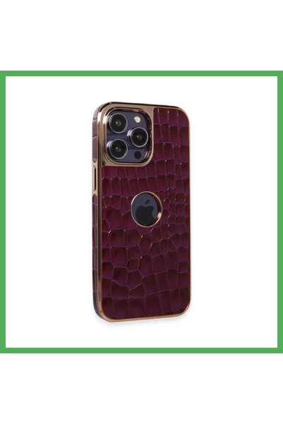 Nur store Çanta غطاء واقٍ متوافق مع هاتف iPhone 14 Pro - لون أرجواني داكن من ...