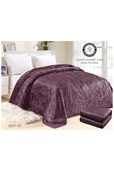 sweetdreams Winter 4kg Plush Velvet Fleece Blanket with Embossed Tree Design ...