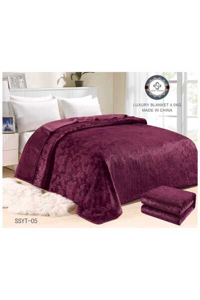 sweetdreams Winter 4kg Plush Velvet Fleece Blanket with Embossed Tree Design ...