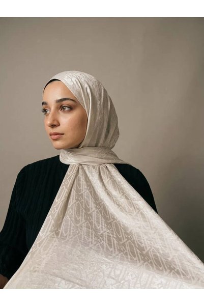 Generic Brand SHAWL WITH ETHNIC MONOGRAM PATTERN