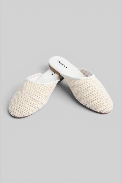 Generic Brand Mules Flat Πλεκτό