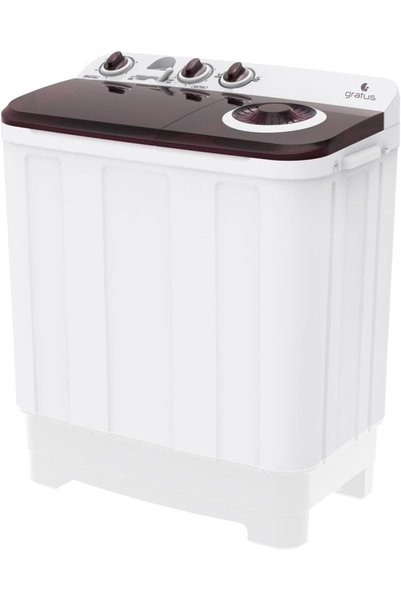 GRATUS 7 KG Top Load Semi-Automatic Washing Machine (White), with Lint Filter...
