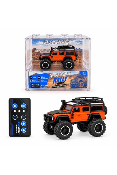 TOY LAND 1:64 Scale Mini RC Off Road SUV Toy, 2.4GHz Remote Control Monster J...